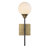Hallas 1-Light Dimmable Oil Rubbed Bronze/Brass Wallchiere