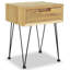 Lou 40cm W Solid Wood Bedside Table