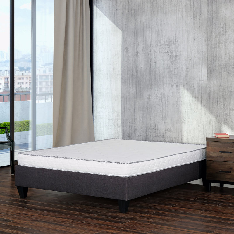 6 In. Reversible Foam Mattress In A Box, High-Density Foam Double Sided Quilted Mattress, Twin