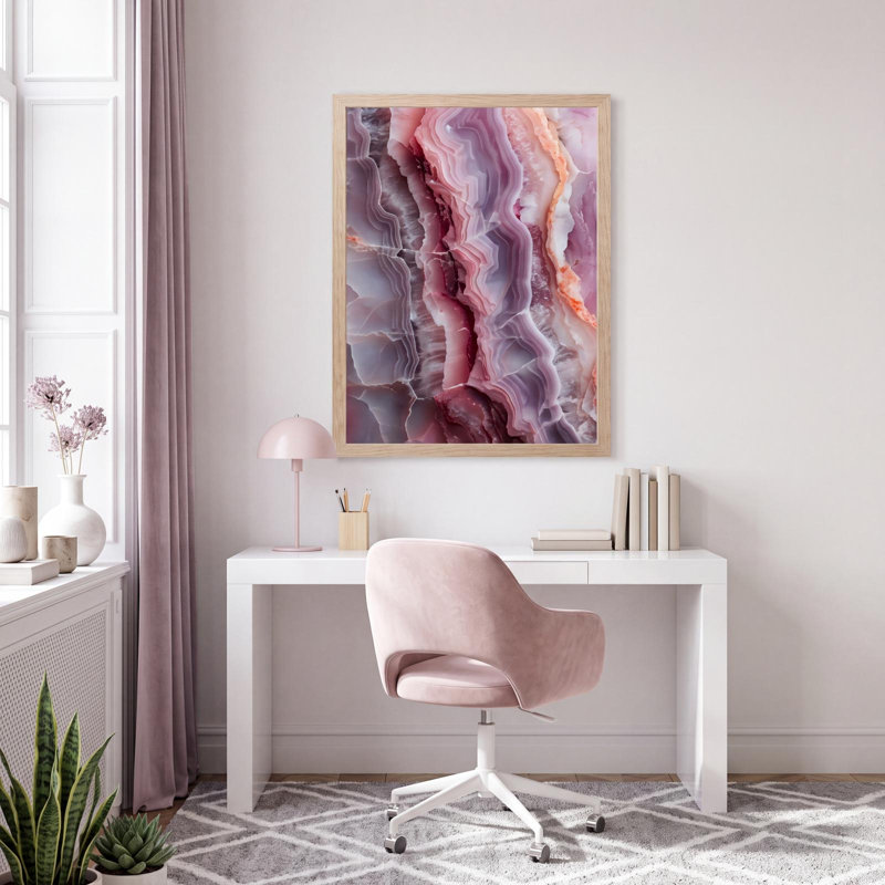 Rose Strata, 40" H x 53" W