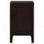 Table de chevet rectangulaire à 2 tiroirs Garrett Cappuccino-256434696