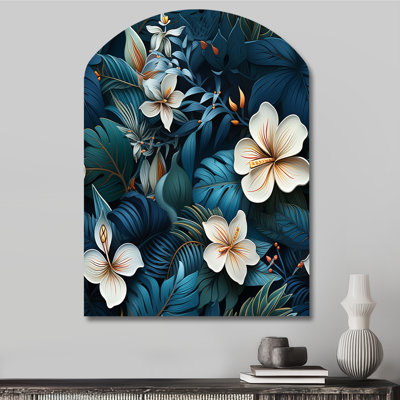 Ohiowa - Floral Irregular Wall Art - Arch Shape