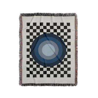 Target Geometric Cotton Blend Blanket Throw