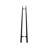 Door Pull Handle Round Offset ‘H’ Type – 48″ Black