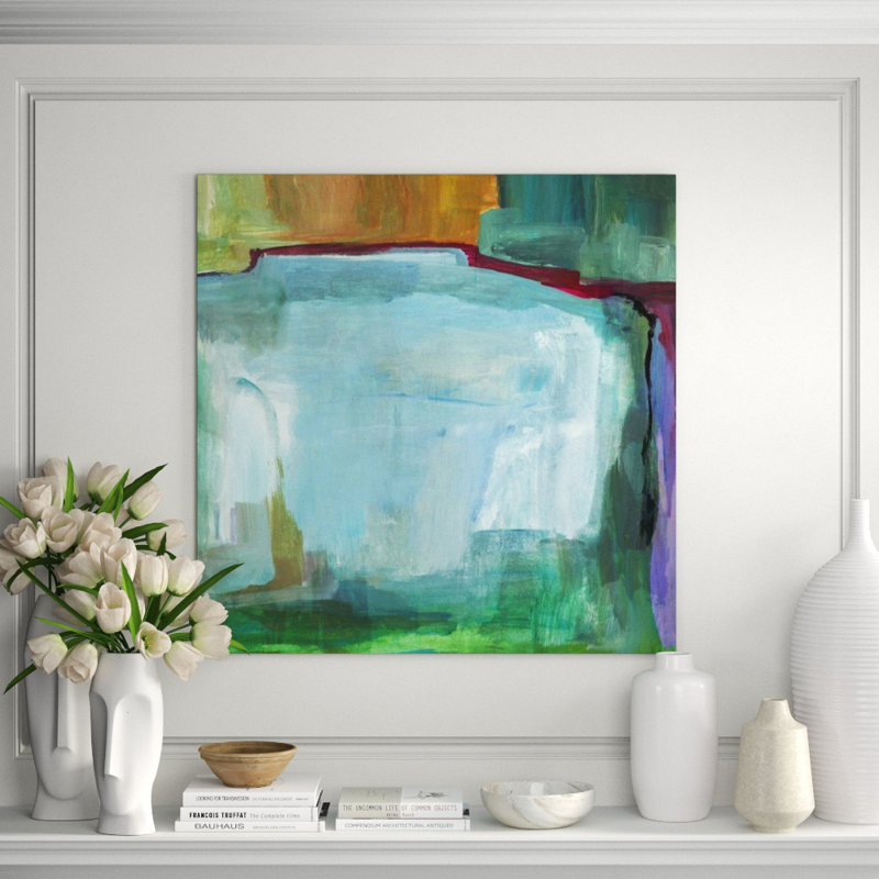 Entangle IV Painting by Barclay Butera, Plexi, 40" H x 40" W