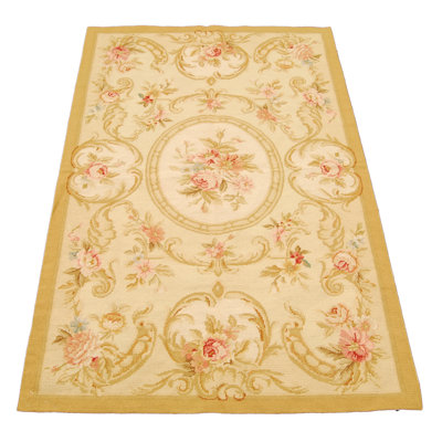 Fruge Rectangle 90 cm x 150 cm Oriental Hand Knotted Area Rug