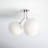 Alex Glass Semi Flush Mount-531614073