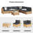 Corrinn 7 Piece Sectional Seating Group with Cushions-855369338