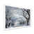 White Single Picture Framed