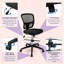 Fauteuil de bureau ergonomique et pivotant sans accoudoirs Jonilda-695283987
