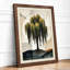 Weeping Willow Japandi - Framed Print-2131379285-2131379286