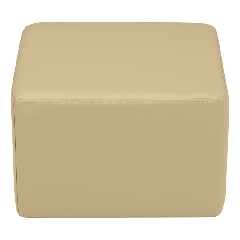 Tabouret à cubes structurés de Learniture, H 12 po x l 18 po x P 18 po, Sable, Non
