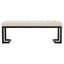 Banc d'appoint capitonné Boucle