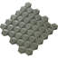 Carreau de mosaïque 2 po x 2 po en porcelaine nid d'abeille pour mur et plancher-66982320