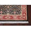 Tapis Tabriz à teinture végétale noué à la main 5 x 7