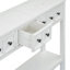 Console rustique pour l'entrée, canapé long avec 2 tiroirs et tablette inférieure-575552126