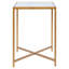 LA Marble Cross Legs End Table-72595244