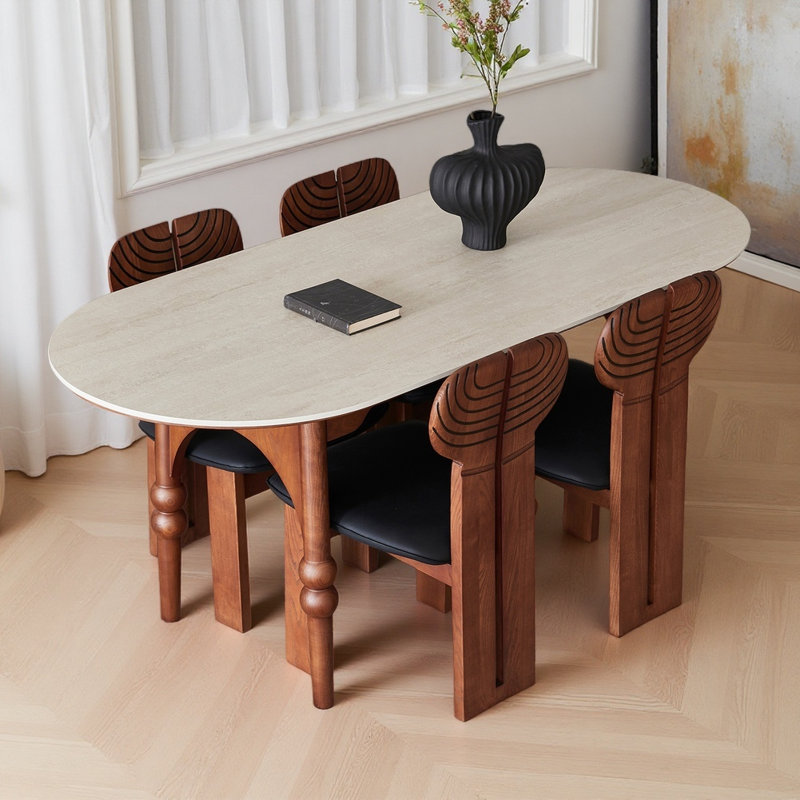 French Retro and Simple Dining Table