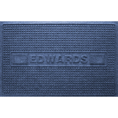 Waterhog Squares Personalized 23 in. x 35 in. Indoor Outdoor Door Mat