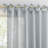 Sun Zero Roxy Generation Slub Texture Tacked Bow Semi-Sheer Tie Top Curtain Panel-110875296-110875293