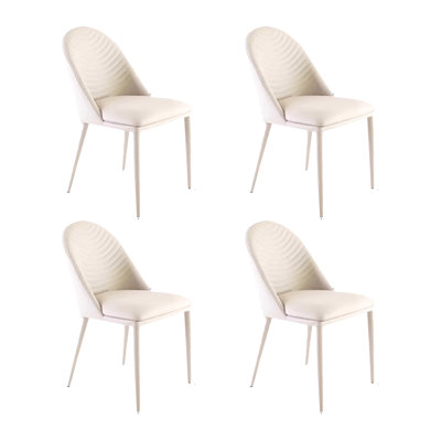Cream style dining chair home sponge cushion