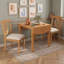 Ensemble de table de salle à manger ovale extensible à abattants avec 2 chaises pour cuisines-2105047618