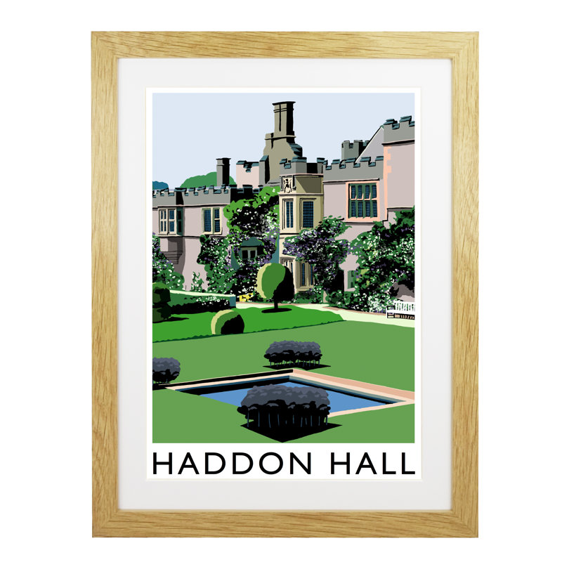Richard O'Neil - Print, 43.5 cm H x 33.5 cm W x 2.2 cm D, Oak Wood Frame