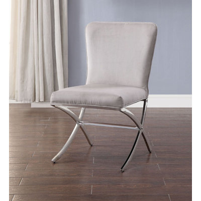 Riyon Velvet Side Chair Dining Chair