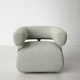 Lize Upholstered Swivel Barrel Chair