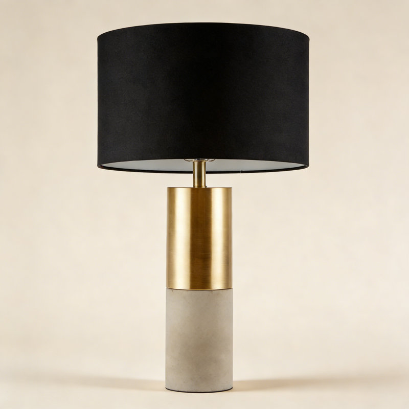 Lampe de table en béton