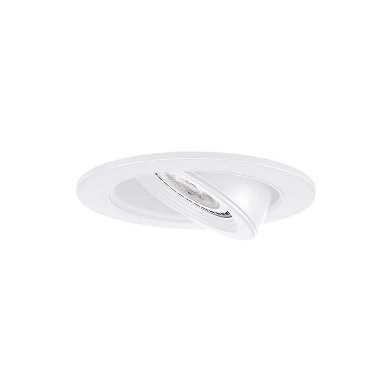 Garniture encastrée réglable 3" moulant, Blanc