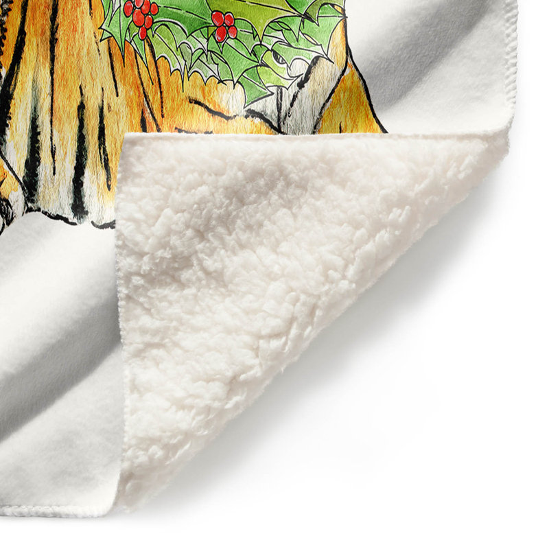  Couverture Wreath Tiger, 68 po x 80 po