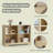 Loreena Cube Bookcase With Adjustable Shelf-1260771509