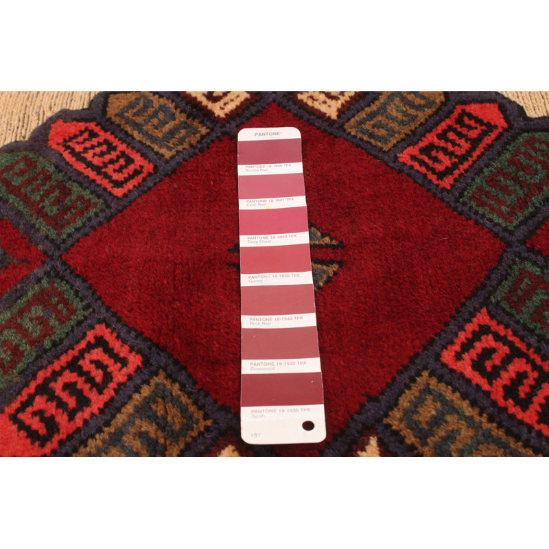 Tapis rouge tadjik 4 po 1 po x 6 po 1 po