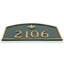 Fleur de Lis 2-Line Wall Address Plaque-489223805