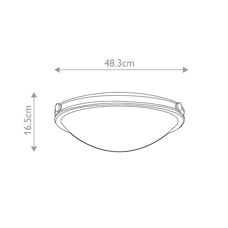 Delisle Glass Flush Mount
