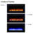 Alice 40 Inches Recessed Electric Fireplace, Flush Mounted for 2 X 6 Stud, Log Set & Crystal, 1500W Heater, Black-2068115889