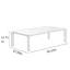 Table basse rectangulaire en noyer noir-104028689