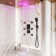12" Flush Mounted Luxury Thermostatic Rainfall Shower System with LED and 6 Body Jets