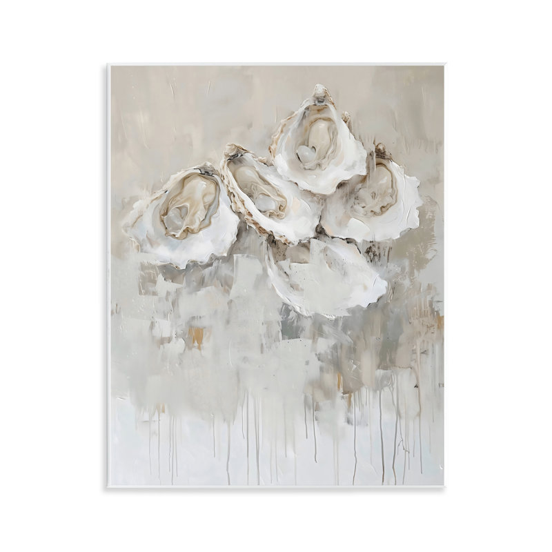 Shucked Oyster Shells Wall Plaque, design by Creative Studio