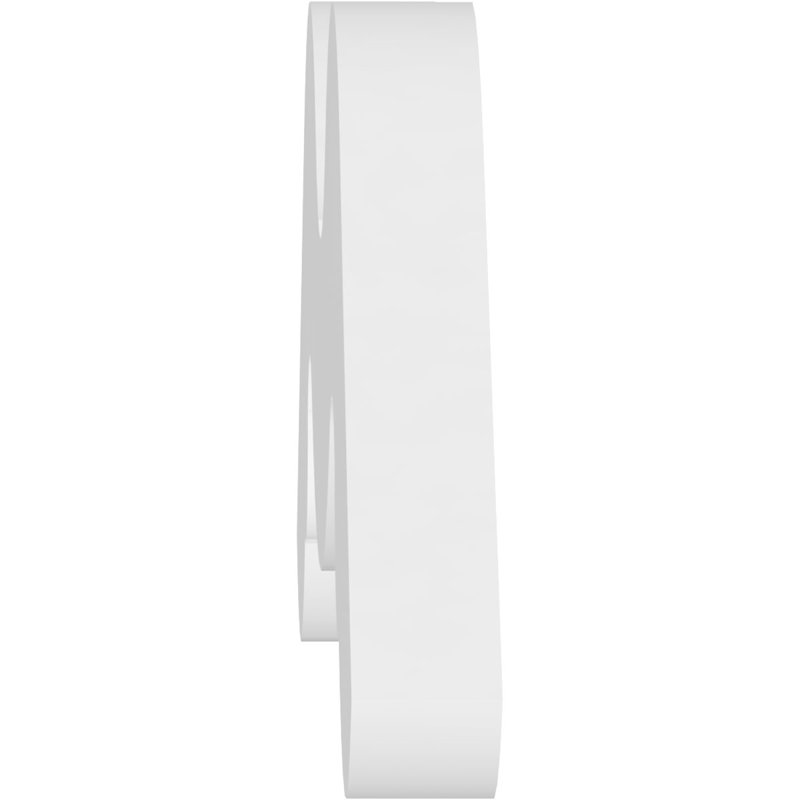 Pignon en PVC de qualité architecturale Midway, H 10,5 po x l 36 po x P 1 po, 7 / 12