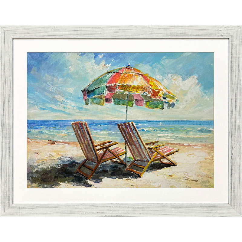 Beach Vibe Framed Art