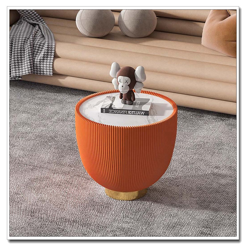 Table basse en forme de tasse, Orange