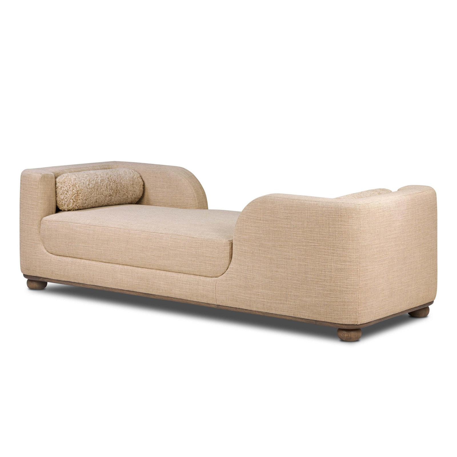 Maria Oak Chaise Lounge