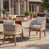 Beige Rope/Teak