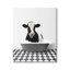 «Trinx Farmhouse Bathroom Cow», art giclée encadrée par lettré-1896436148-1896266410