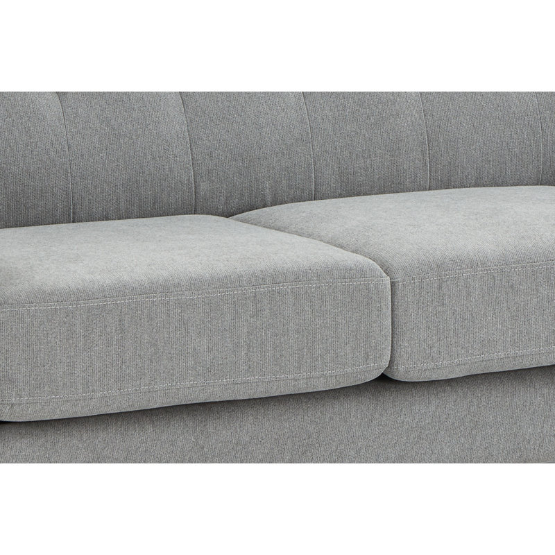 Jean Chenille Sofa, Light Grey