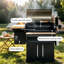 Barbecue d'extérieur 48,43 po style américain