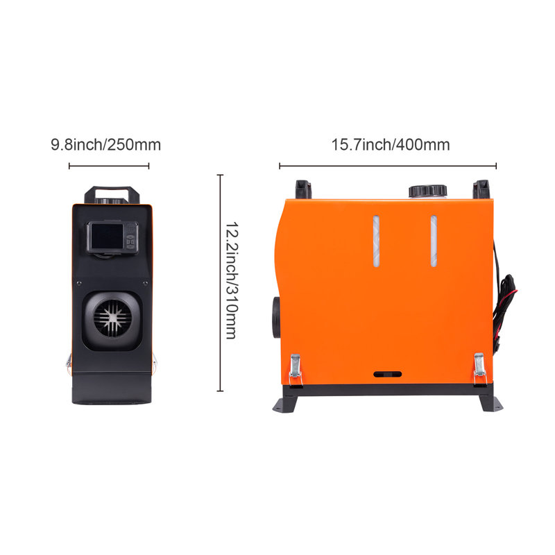 8 KW Diesel Air Heater, Bluetooth App Control All-in-one Diesel Heater with Automatic Altitude Adjustment
