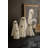 Kalalou Halloween Ghost Figurines – Set of 5 Festive Decor Pieces